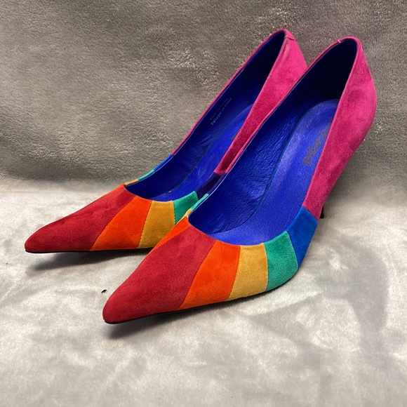 Jeffrey Campbell Marveil Pointed Toe Pump Size 7.5 - Picture 2 of 7